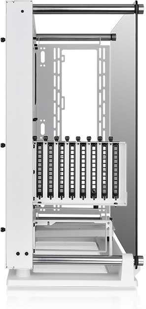 Thermaltake Obudowa - core p3 pro grūdintas stiklas - sniego leidimas