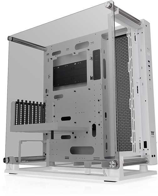 Thermaltake Obudowa - core p3 pro grūdintas stiklas - sniego leidimas