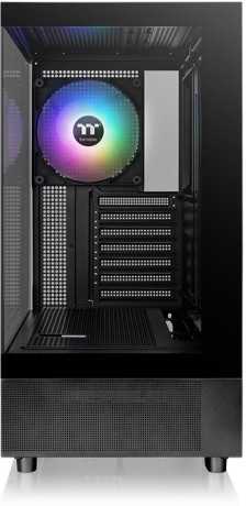 Thermaltake View 270 grūdintas stiklas, stiklinė pusė, ventiliatorius ct140 - juodas