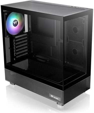 Thermaltake View 270 grūdintas stiklas, stiklinė pusė, ventiliatorius ct140 - juodas