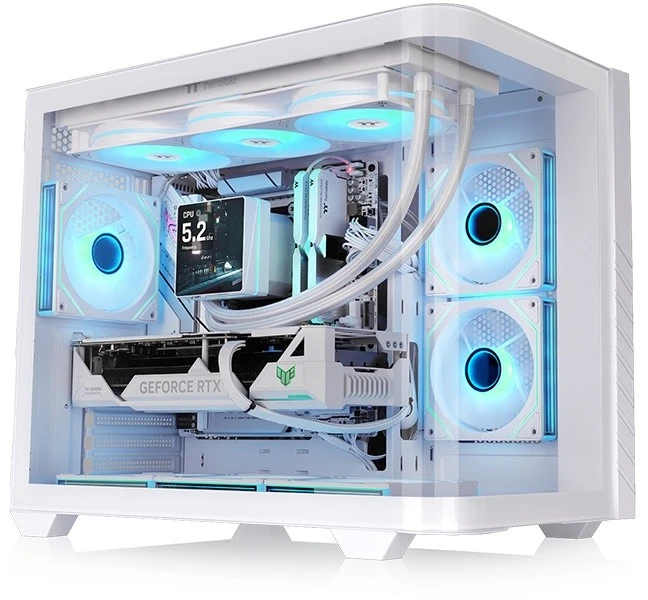Thermaltake korpusas – Vision 330 CR ARGB TG – balta