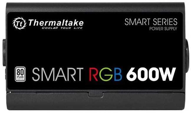 Maitinimo šaltinis Thermaltake Smart 600W RGB PS-SPR-0600NHSAWE-1 (600 W, aktyvus, 120 mm)
