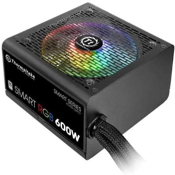 Maitinimo šaltinis Thermaltake Smart 600W RGB PS-SPR-0600NHSAWE-1 (600 W, aktyvus, 120 mm)