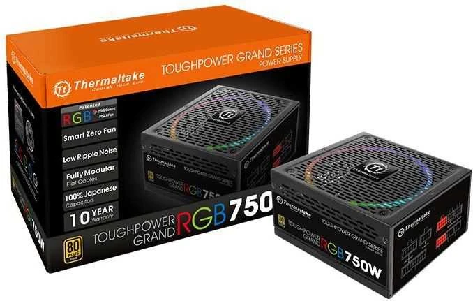 Maitinimo šaltinis Thermaltake Toughpower Grand RGB 750W PS-TPG-0750FPCGEU-R (750 W, aktyvus, 140 mm)