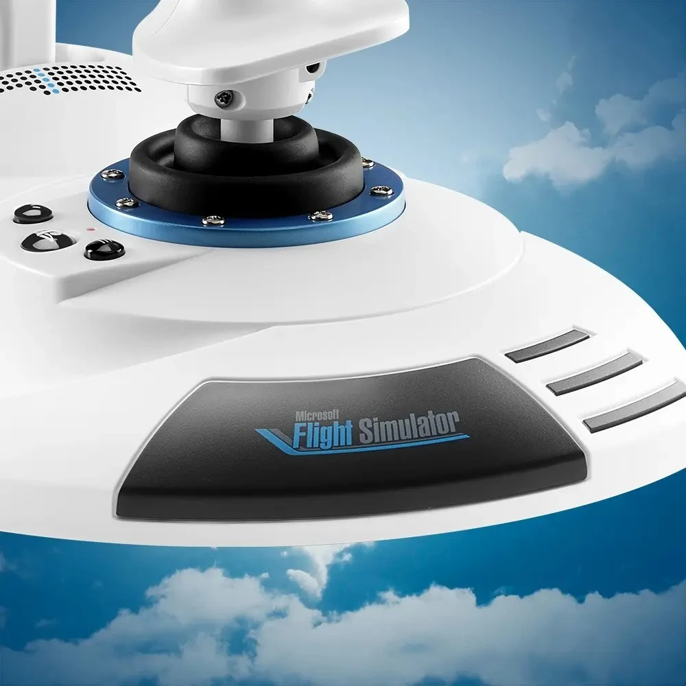 TRM Thrustmaster T.Flight Hotas 5 Microsoft Flight Simulator Edition Balta USB Skraidymo simuliatorius Skaitmeninis PC, PlayStation 5, PlayStation 4