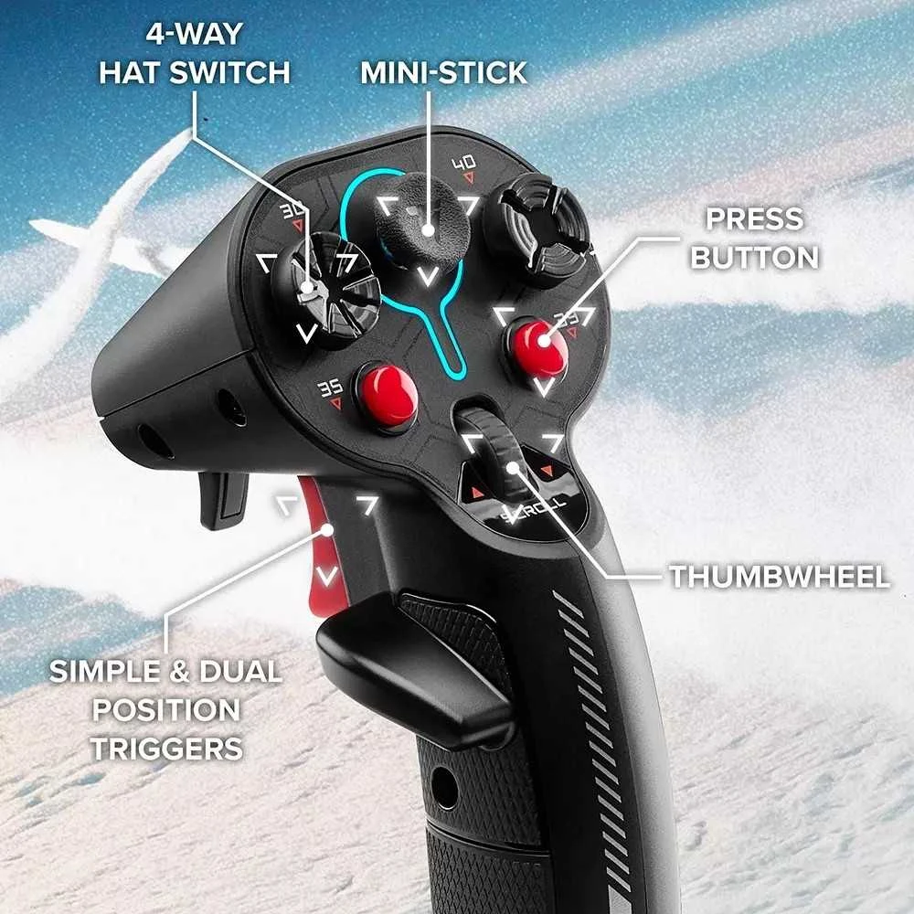 „Thrustmaster“ valdymo svirtis | SOL-R 4 HOTAS