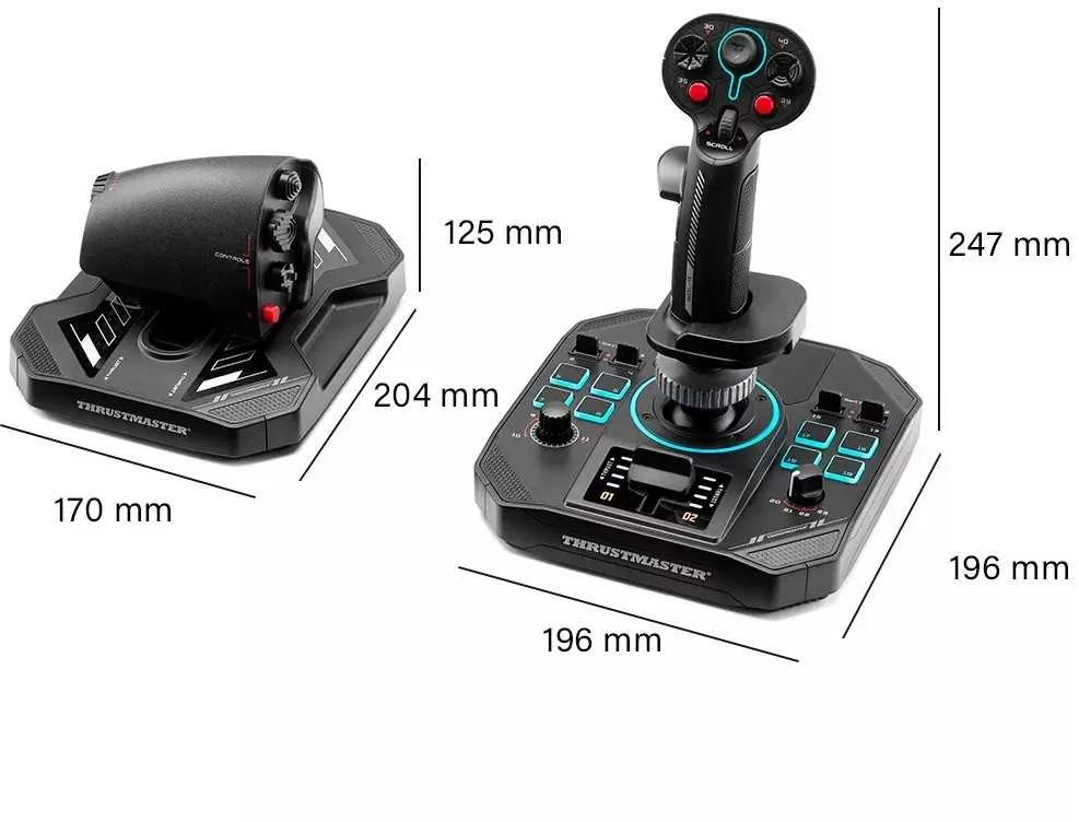 „Thrustmaster“ valdymo svirtis | SOL-R 4 HOTAS