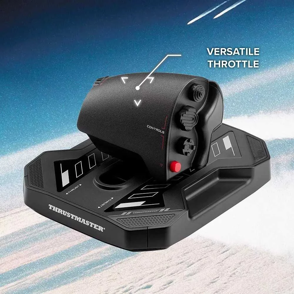 „Thrustmaster“ valdymo svirtis „Sol-6“ droseliui | Juodas