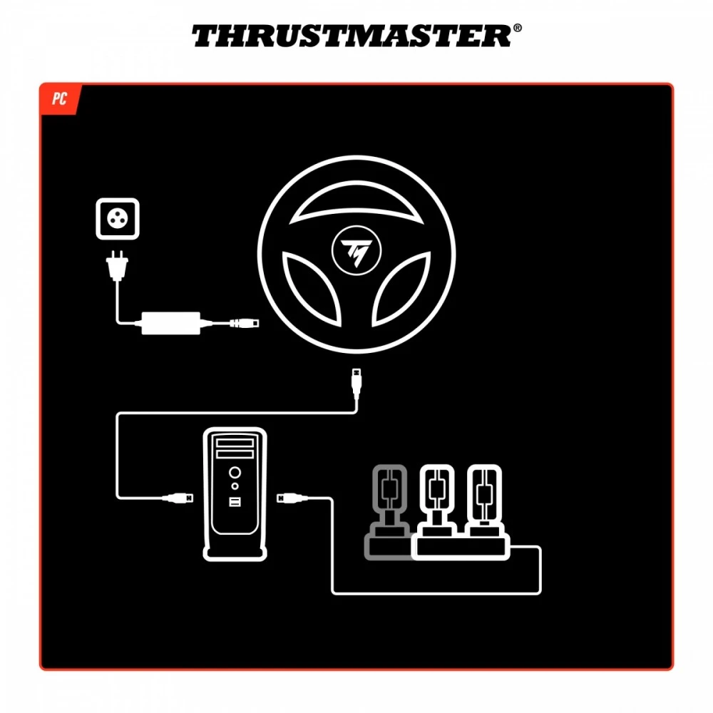 Thrustmaster T818 Servo Base | Juodas Edition