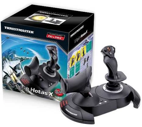 „Thrustmaster T.Flight Hotas X“ juodas „Flight Simulator“ kompiuteris