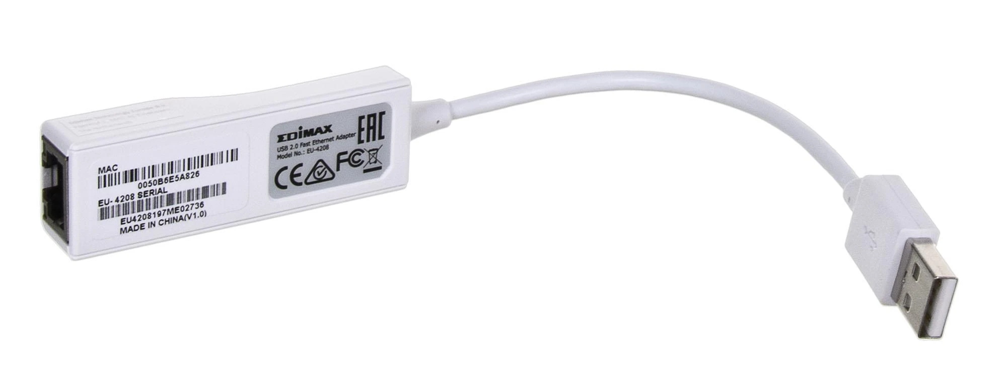 Edimax EU-4208 USB 2.0 Fast Ethernet adapteris
