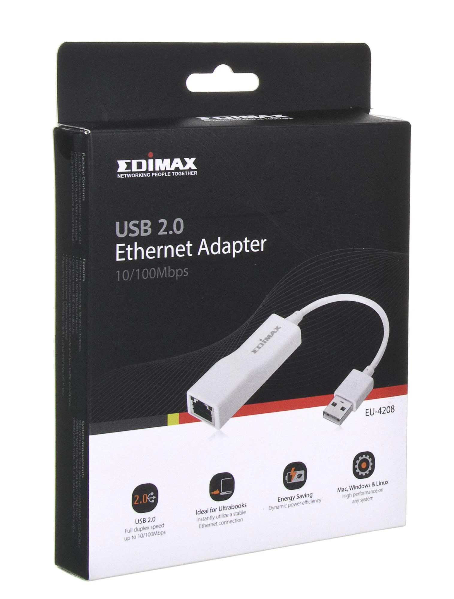 Edimax EU-4208 USB 2.0 Fast Ethernet adapteris