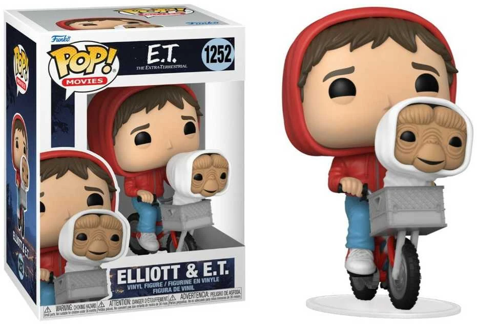 FUNKO POP! Vinilinė figūrėlė: E.T. - Elliotas su E.T. aprašymas - Prekės nuotrauka