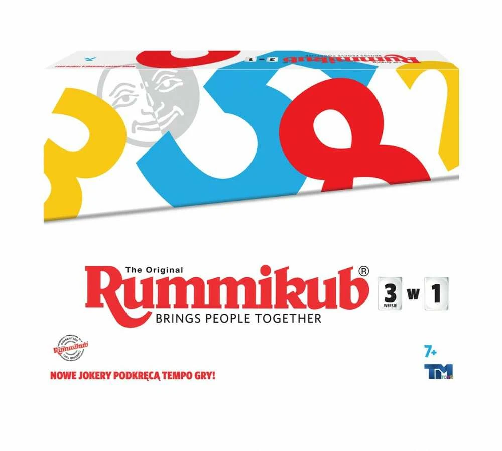 TM Toys Stalo žaidimas Rummikub twist 3in1 šeimai