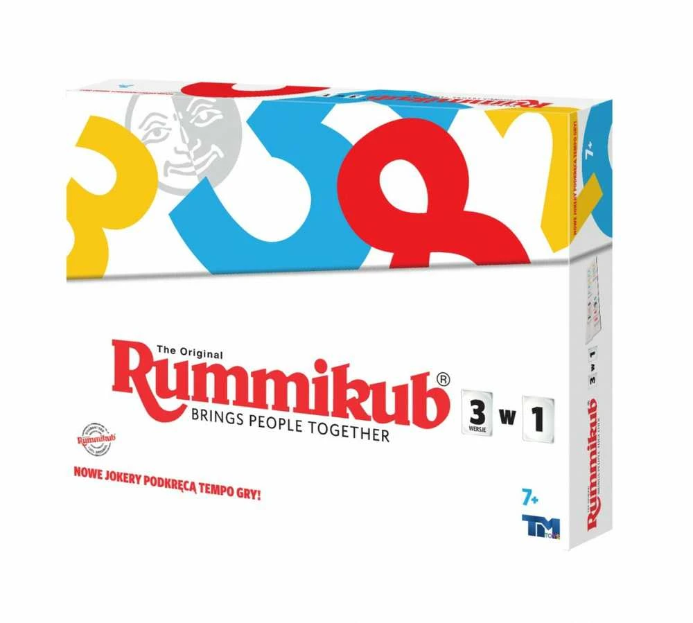 TM Toys Stalo žaidimas Rummikub twist 3in1 šeimai
