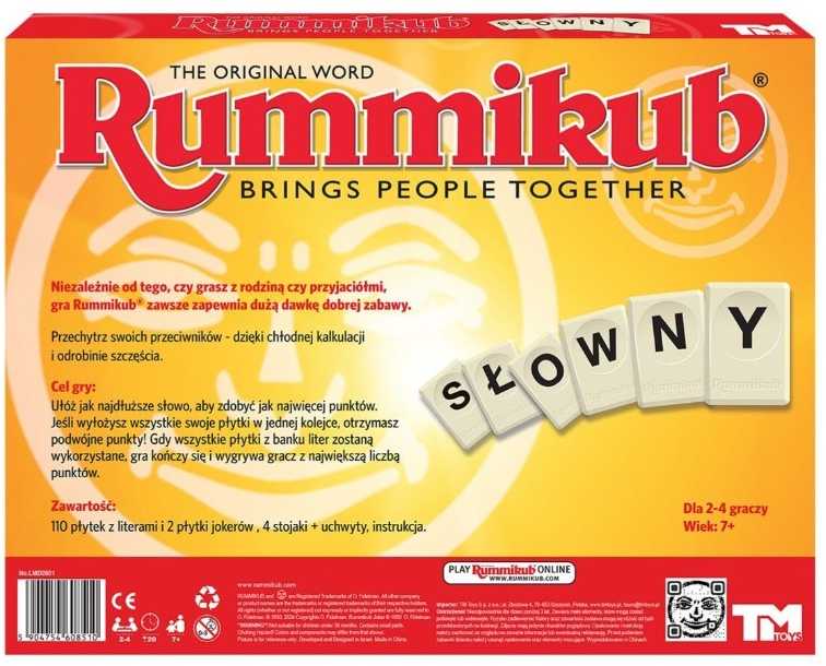 TM Toys Stalo žaidimas Rummikub žodinis variantas