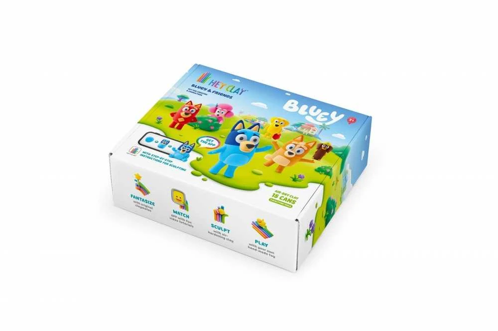 TM Toys Hey Clay Bluey + priedai 15-pak