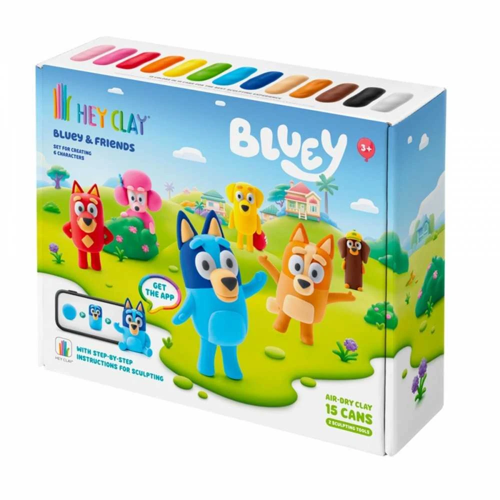 TM Toys Hey Clay Bluey + priedai 15-pak