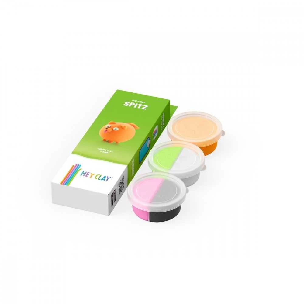 HEY CLAY HCL30117 Plastikiniai moliniai špicų šunys
