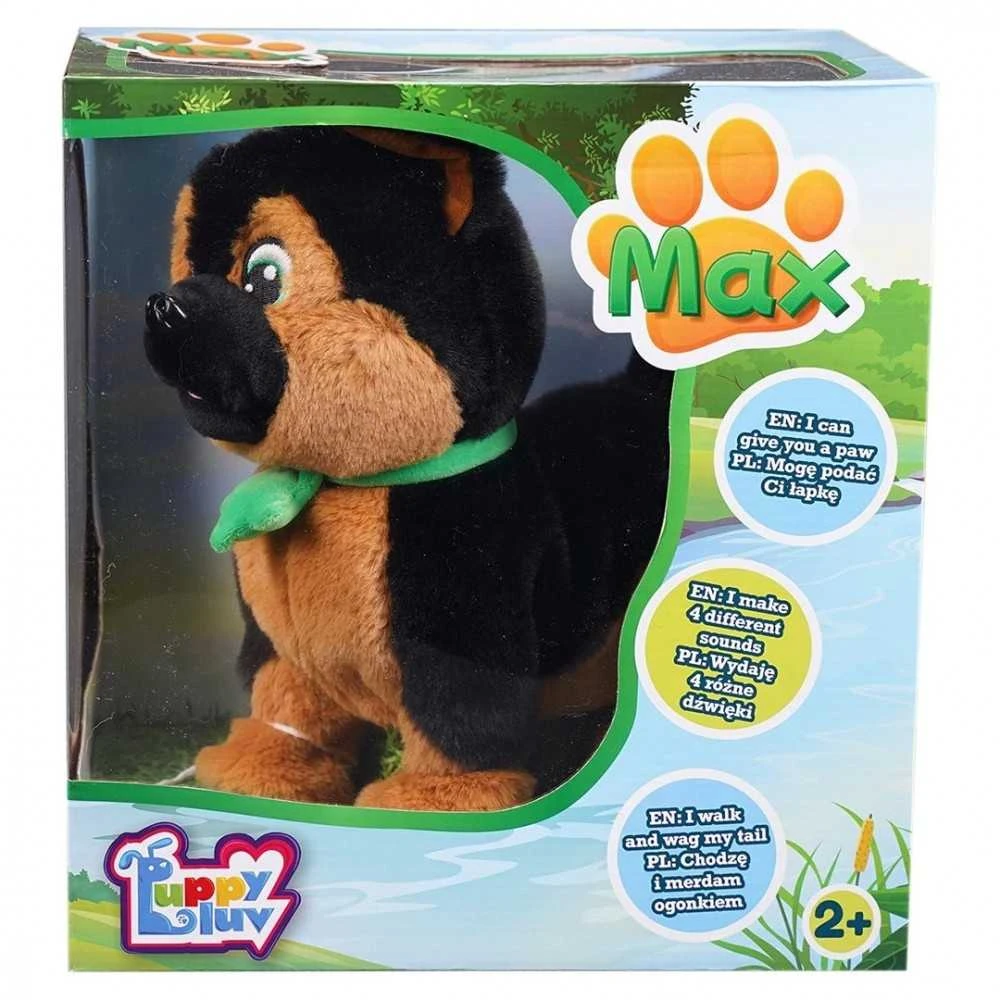 TM Toys Interaktyvus vokiečių kalbos šuniukas Max