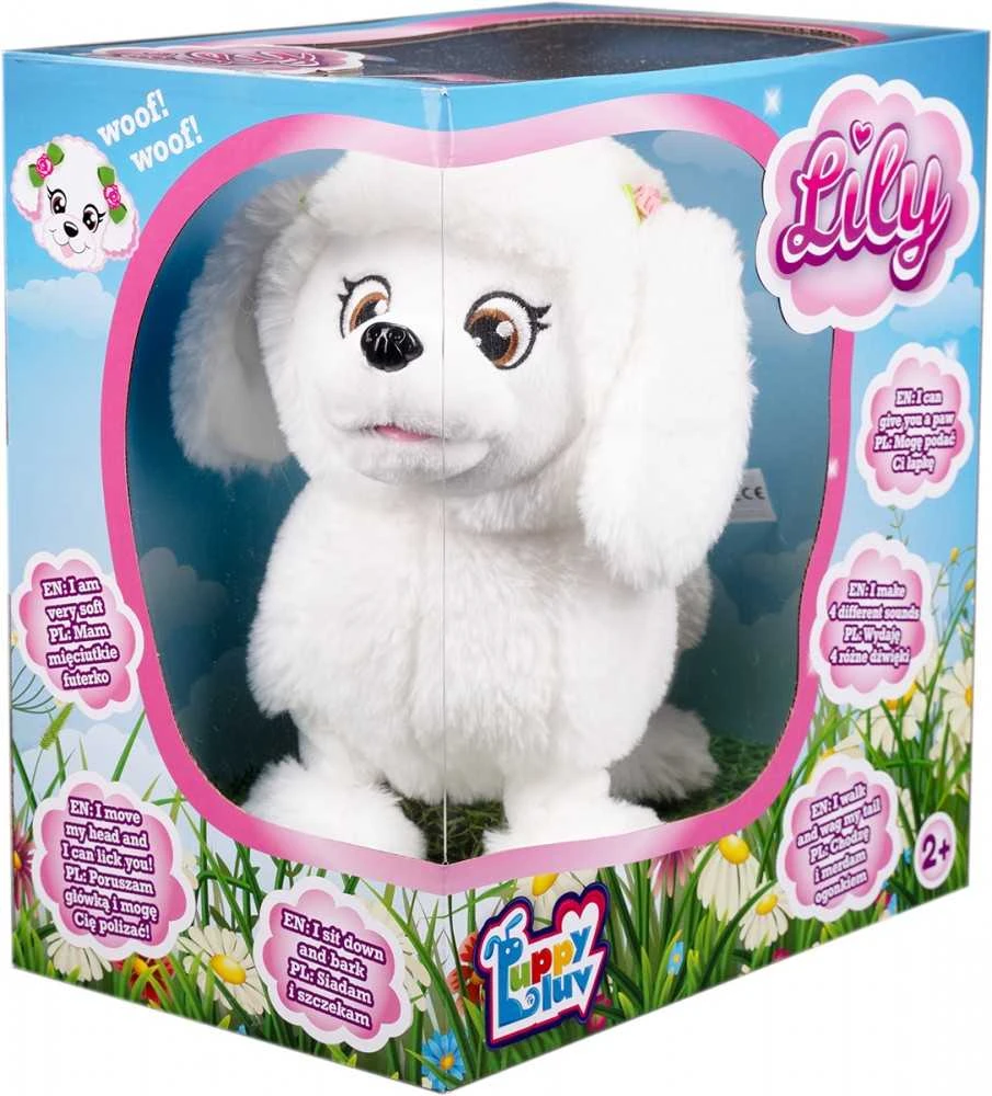 TM Toys Interaktyvus pudelis šuniukas Lily Puppy Luv