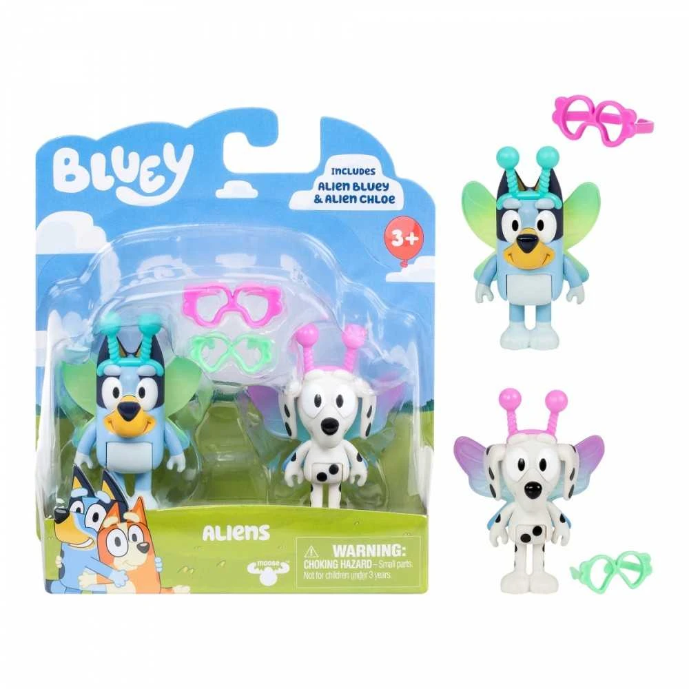 TM Toys TMT BLUey pav. Alien Bluey Chloe 2pack BLU17617