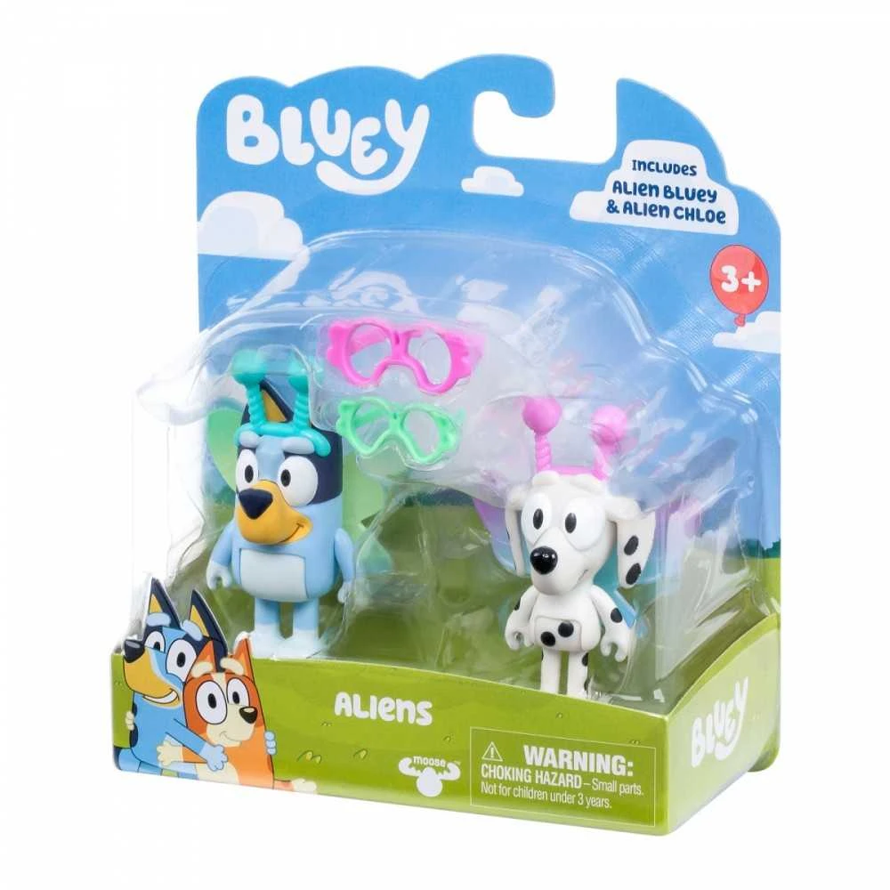 TM Toys TMT BLUey pav. Alien Bluey Chloe 2pack BLU17617
