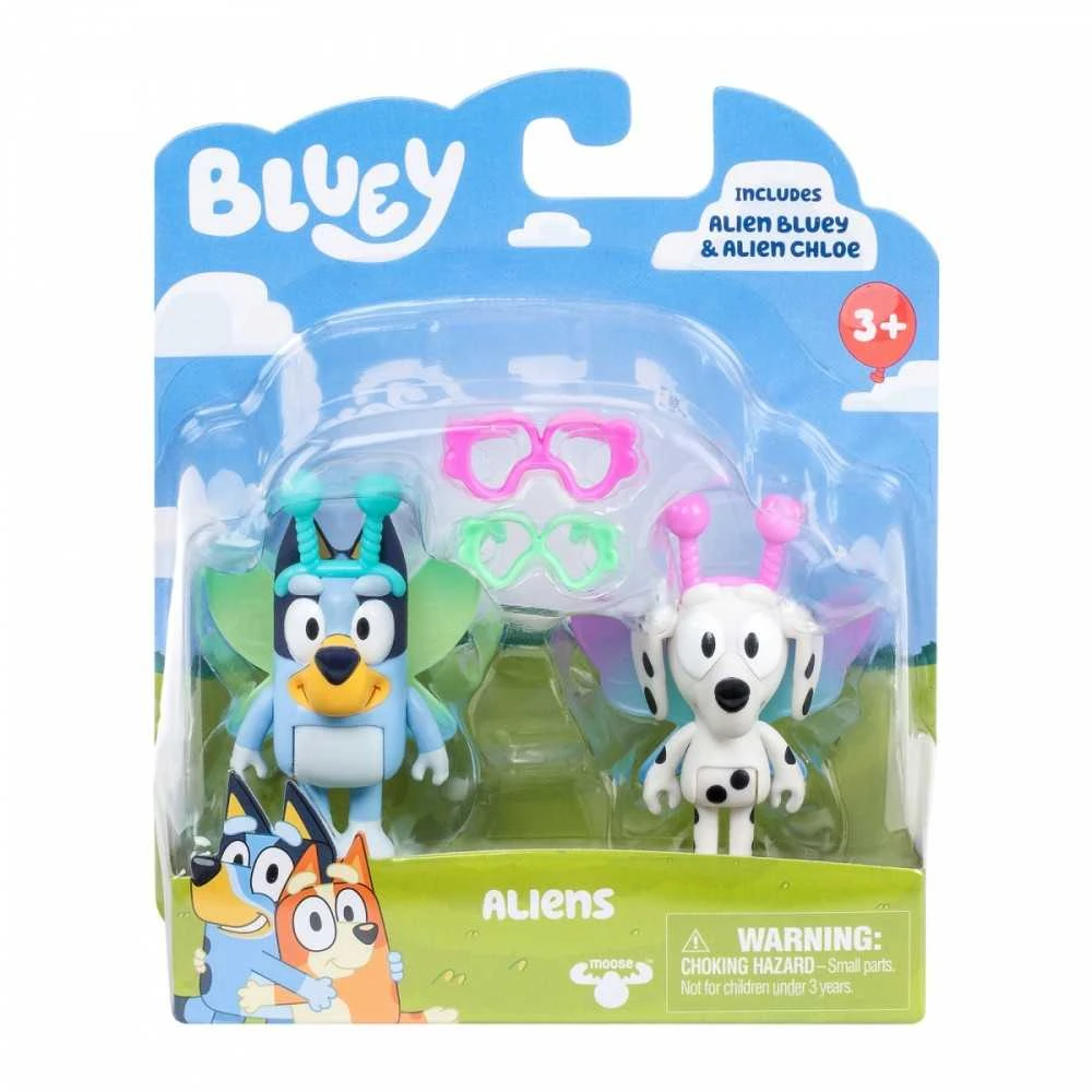 TM Toys TMT BLUey pav. Alien Bluey Chloe 2pack BLU17617