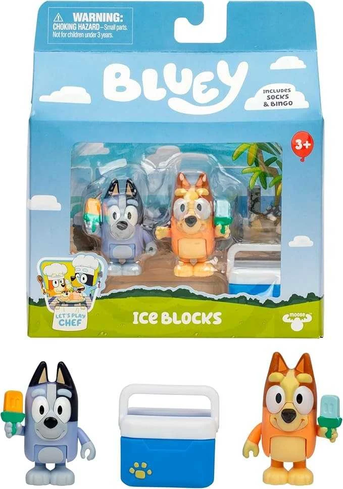 Bluey - 2 figūrėlių rinkinys, 2 variantai (90406)