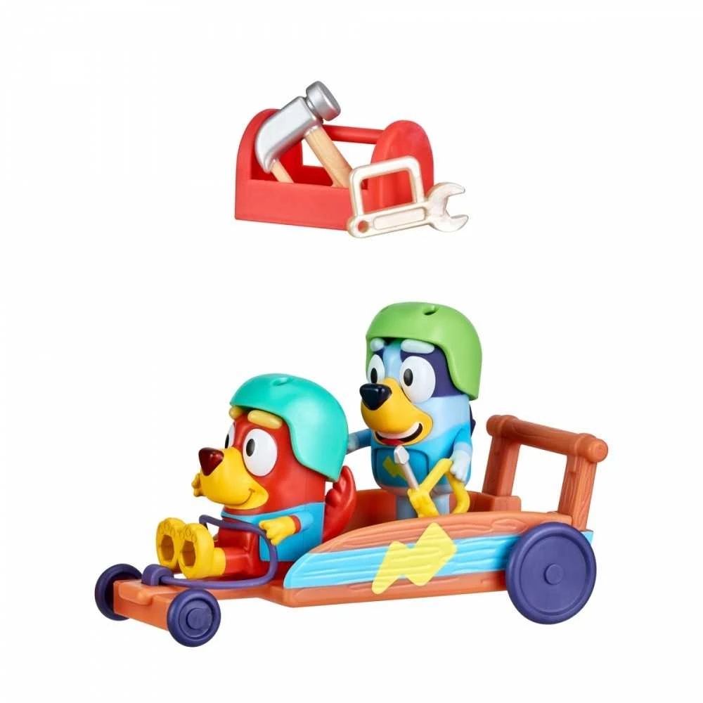 TM Toys Figūrėlė Bluey School Billy Cart Set