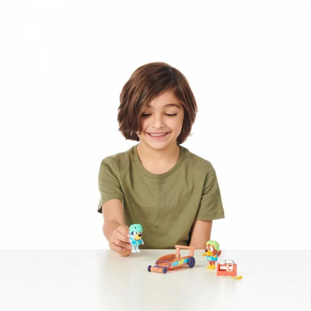 TM Toys Figūrėlė Bluey School Billy Cart Set