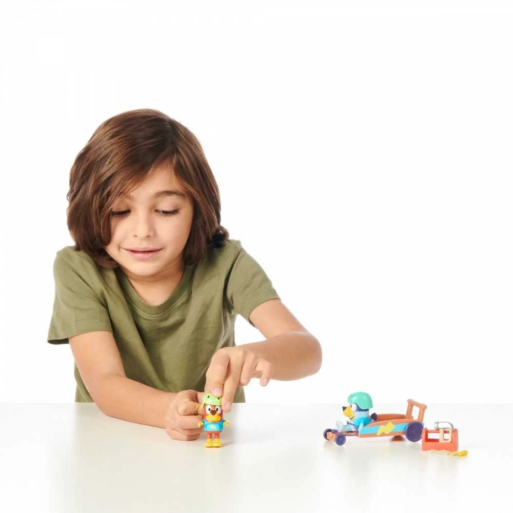 TM Toys Figūrėlė Bluey School Billy Cart Set
