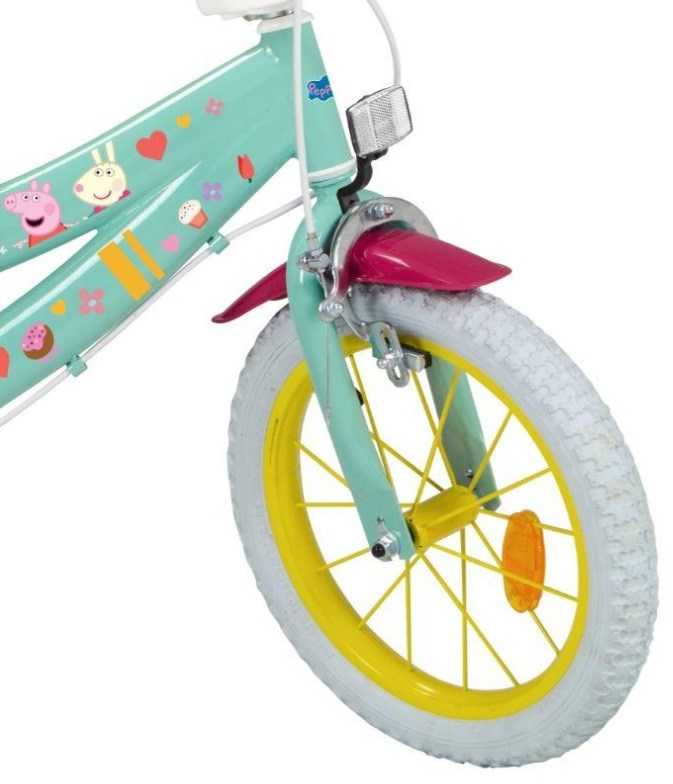 TMS Toimsa Vaikiškas Dviratis - Peppa Pig 14" Žalias