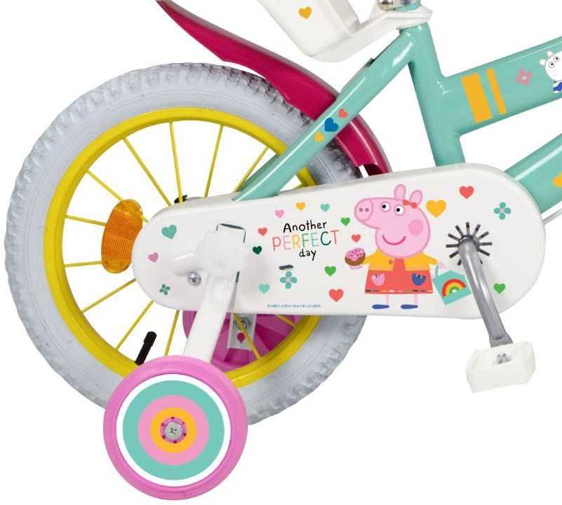 TMS Toimsa Vaikiškas Dviratis - Peppa Pig 14" Žalias