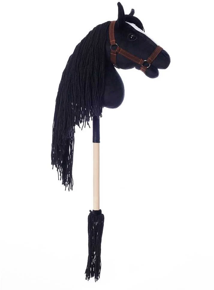 Tootiny Koń na kiju hobby horse hoppihorse a3 juoda, maść kara