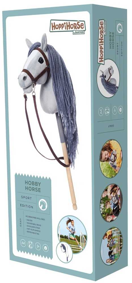 Tootiny Arklys ant pagaliuko HOPPIHORSE Hobby Horse A4 formato kamuoliukas