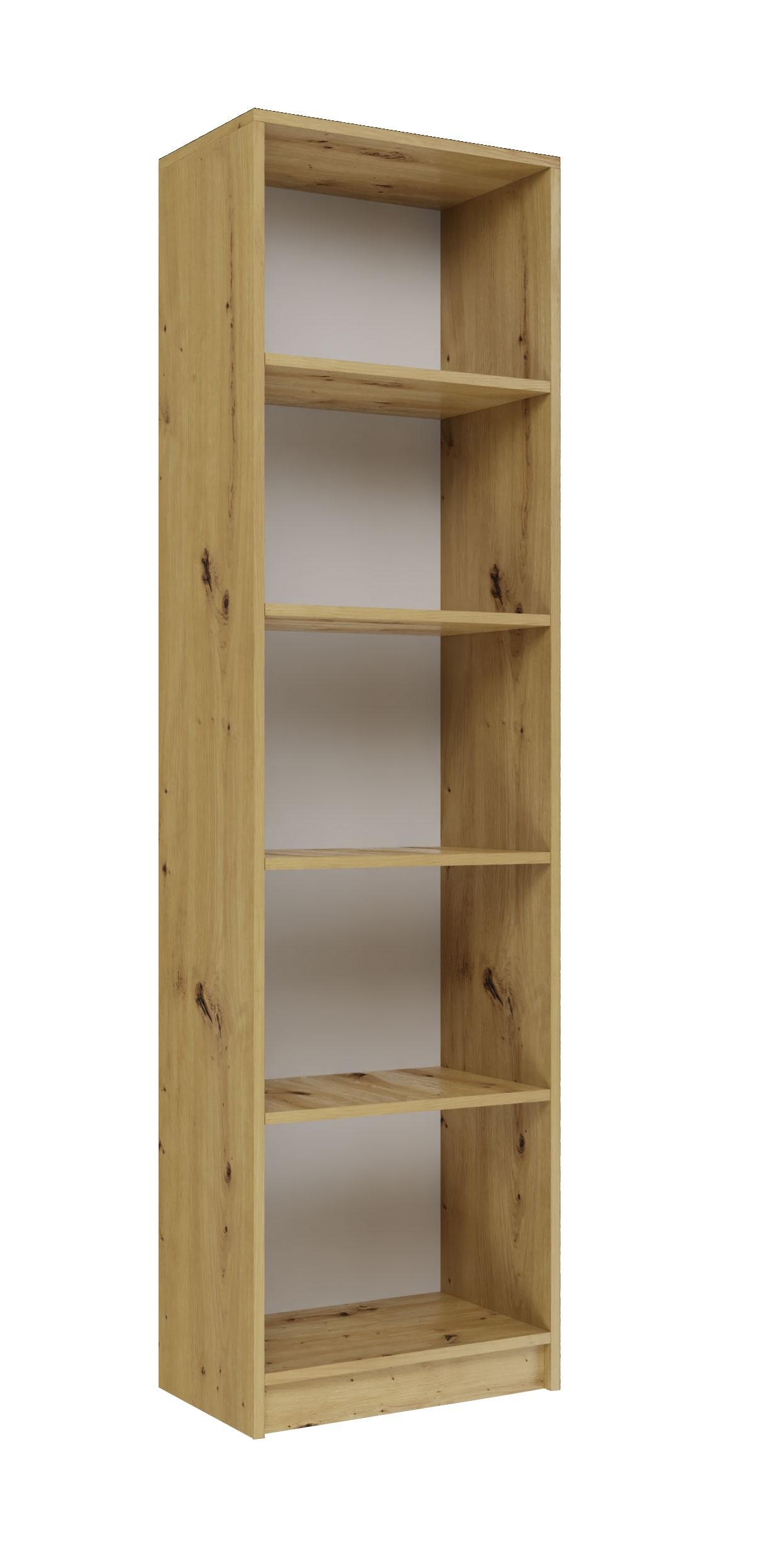 Top E Shop Knygų Lentyna - Topeshop R50 Artisan, Pilka