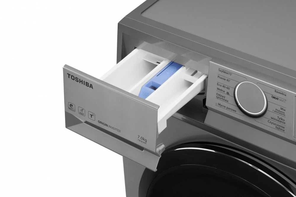 Skalbimo mašina Toshiba TW-BL80A2PL(SS) Slim