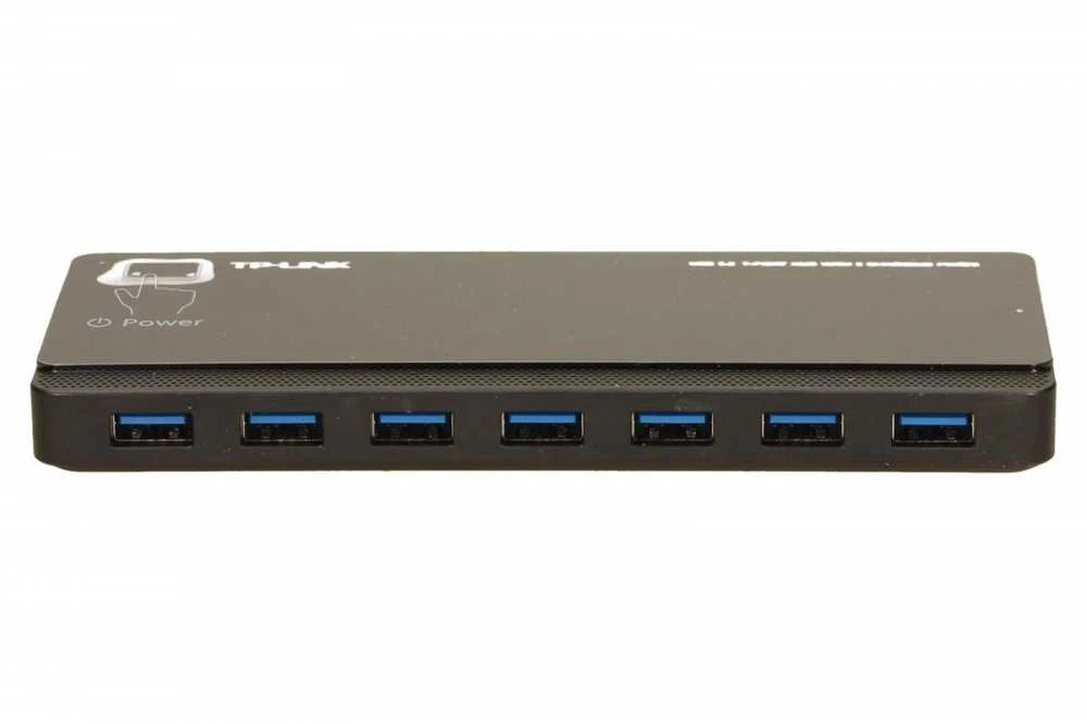 Adapteris - USB Hub TP-Link UH720 9-Port USB 3.2 Gen 1 5000 Mbit/s Juodas