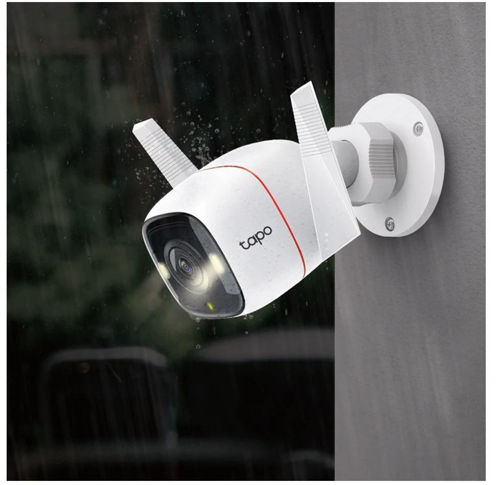 TP-Link Tapo C320WS lauko saugos Wi-Fi kamera | TP-LINK | Lauko apsaugos „Wi-Fi“ kamera | C320WS | Kulka | 4 MP | 3,89 mm | IP66 | H.264 | MicroSD