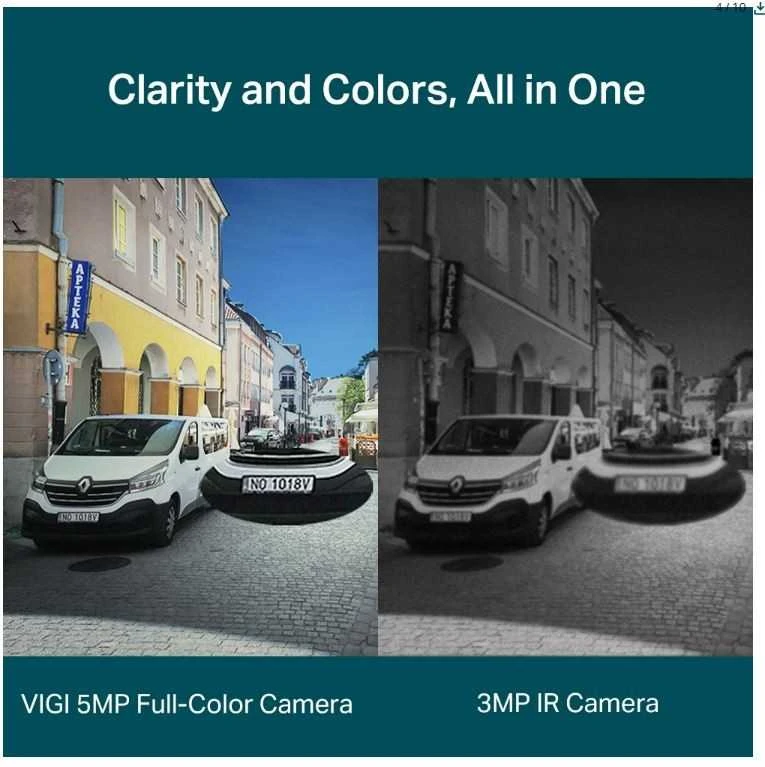 Tp-link vigi c250 kopułowa kamera bezpieczeństwa ip wewnętrz i na wolnym powietrzu 2880 x 1620 px sufit