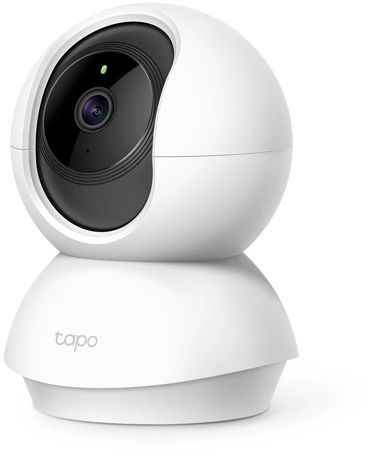 TP-LINK Pan/Tilt namų apsaugos WiFi kamera su dienos/nakties vaizdu, 1080p FHD, Micro SD kortelių talpa iki 128 GB, H.264 vaizdo įrašas, 360/114 žiūrėjimo kampas.