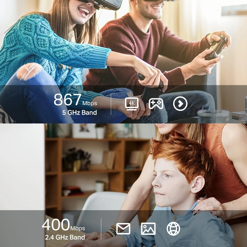 Karta jungiama į tinklą TP-Link Archer T3U Nano