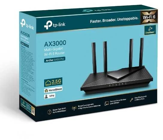 TP-Link Maršrutizatorius archer ax55 pro wifi ax3000