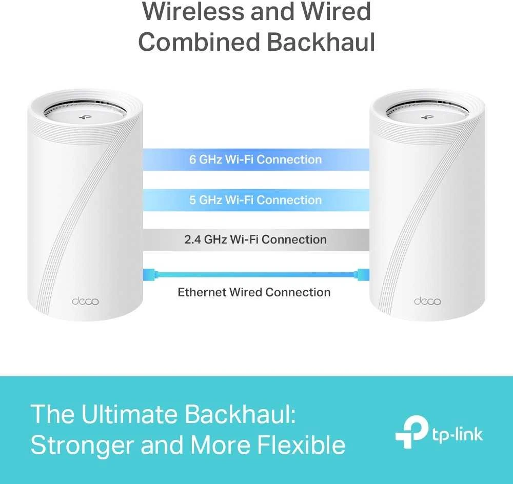 Maršrutizatorius TP-Link Deco BE85 (2 vnt. pakuotė)