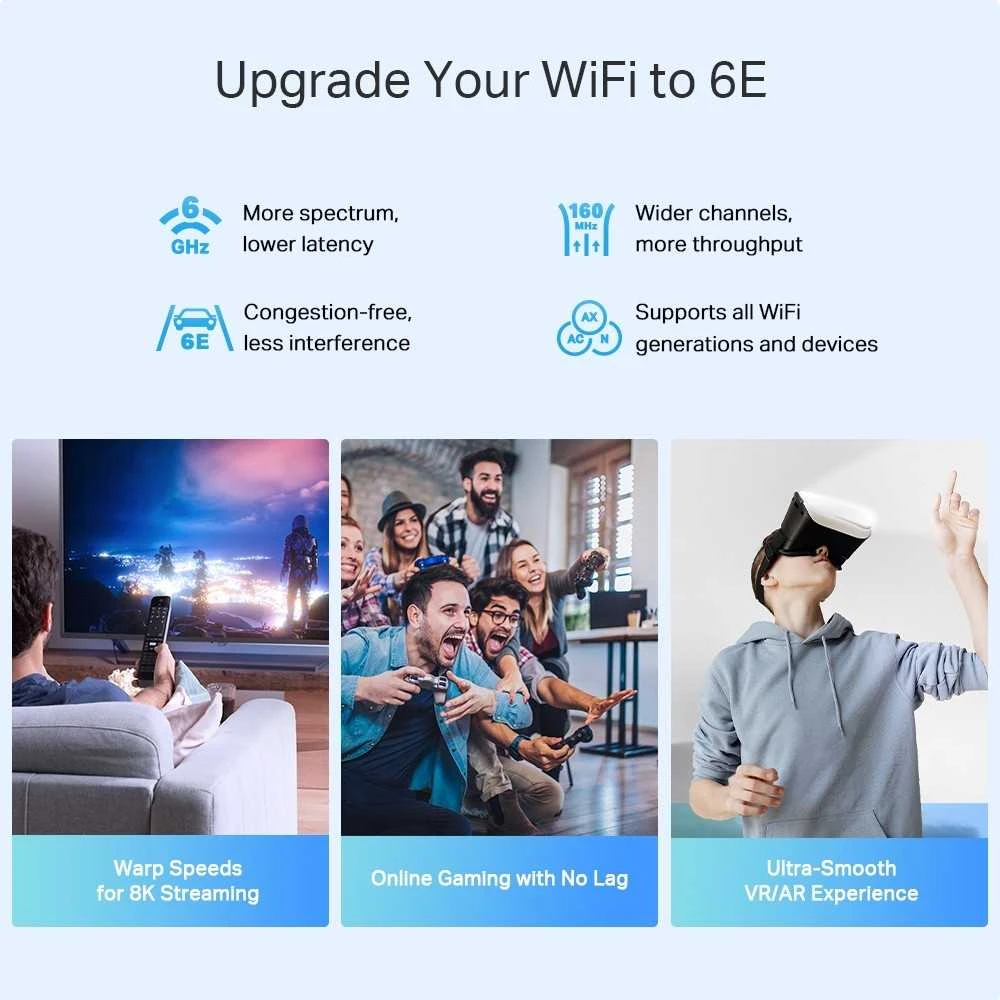 Maršrutizatorius TP-Link Deco XE75 Pro 3-pack