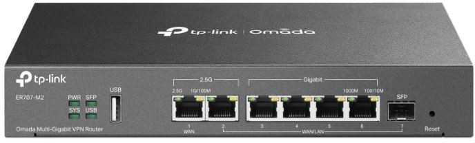 TP-LINK ER707-M2 Omada Multi-Gigabit VPN Maršrutizatorius | TP-LINK