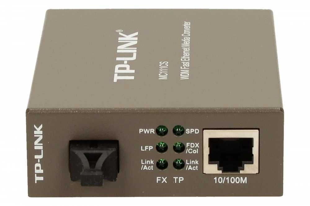 TP-Link MC111CS optinis konverteris su indikatoriais