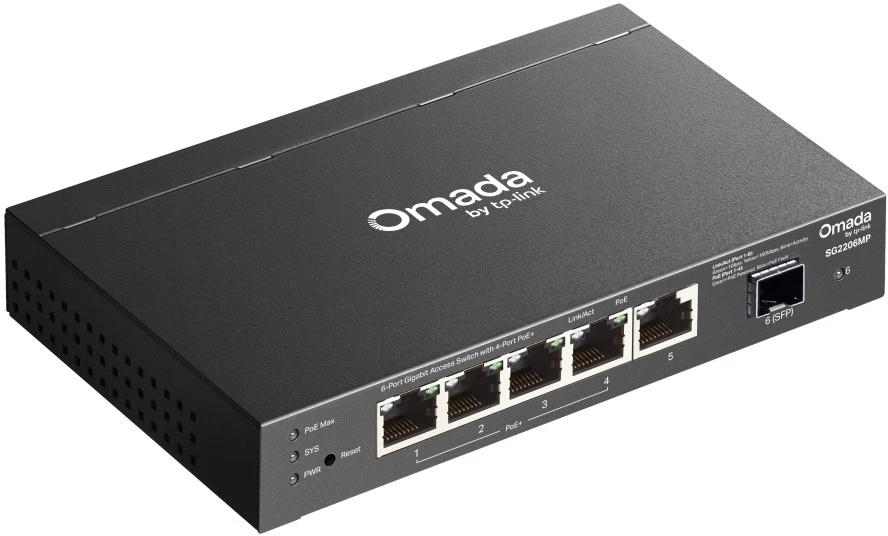 Šakotuvas Switch tp-link sg2206mp