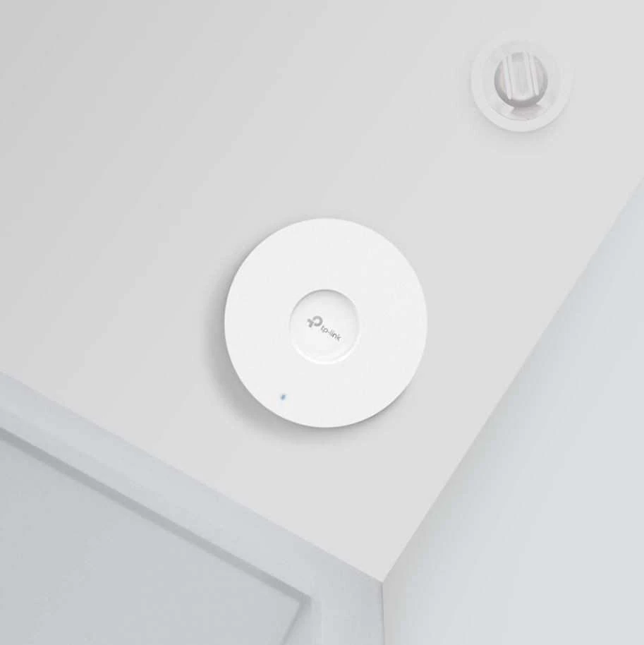 Maršrutizatorius AX3000 lubinis „WiFi 6“ prieigos taškas | EAP653 UR | TP-LINK 2,4 GHz, 5 GHz | 802.11ax | 10/100/1000 Mbit/s | Ethernet LAN (RJ-45) jungtys: 1 | MU-MiMO: Taip | PoE įvestis | Antenos tipas: vidinė, universali